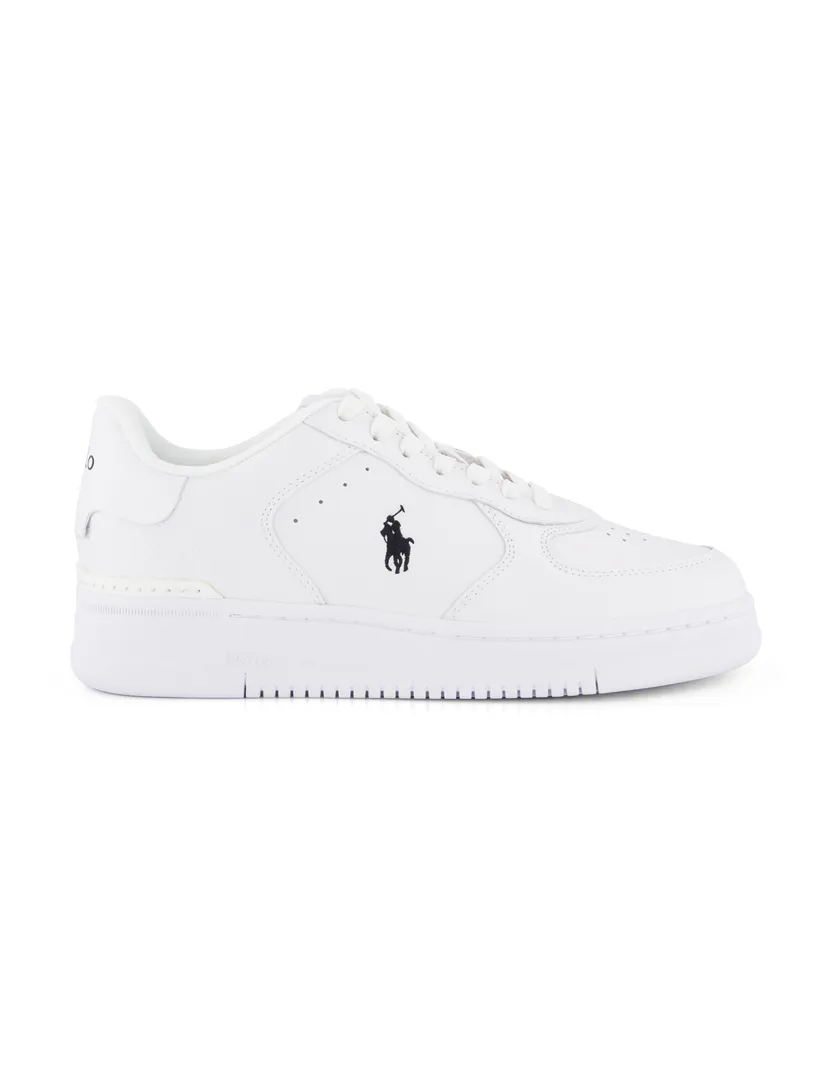 Polo Ralph Lauren sneakers wit effen leer