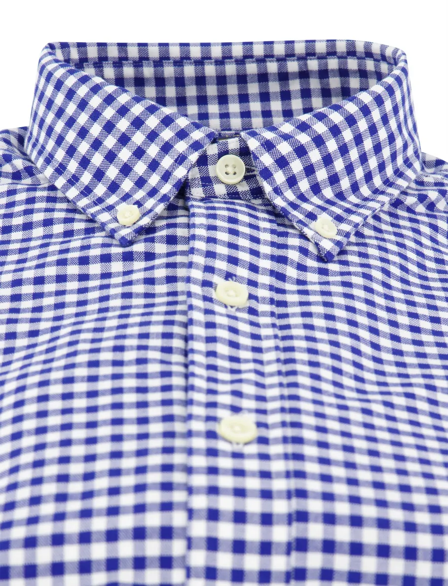 Polo Ralph Lauren normale fit katoenen overhemd blauw geruit