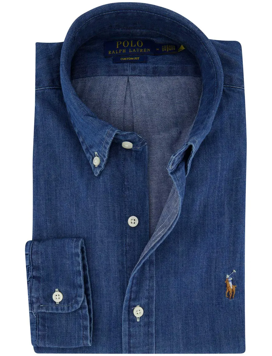 Polo Ralph Lauren overhemd blauw denim