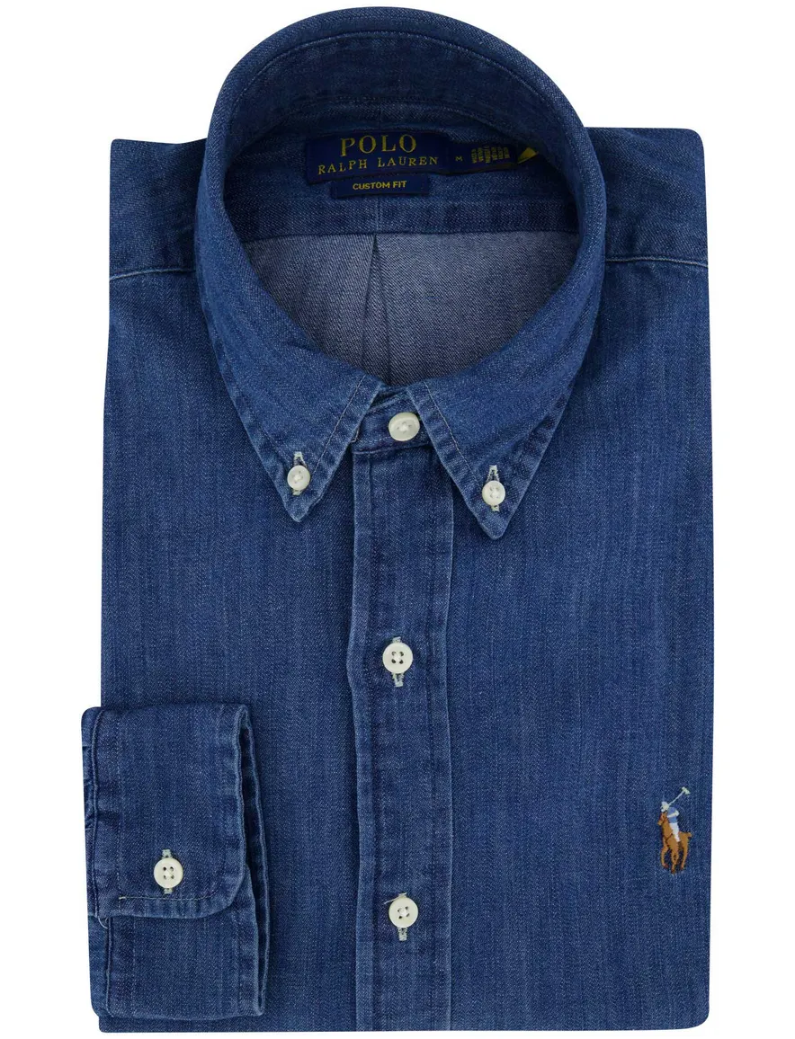 Polo Ralph Lauren overhemd blauw denim