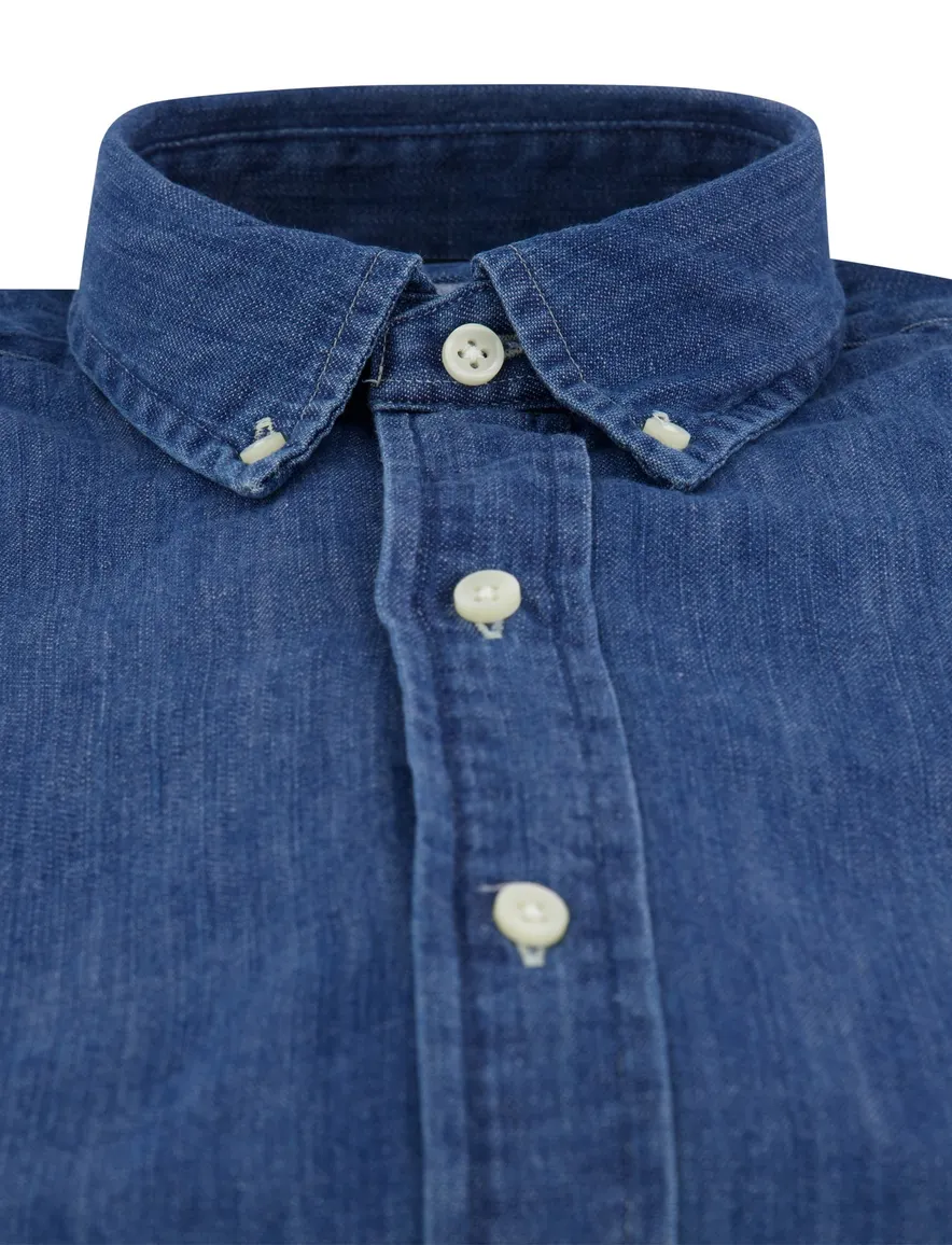 Polo Ralph Lauren overhemd blauw denim