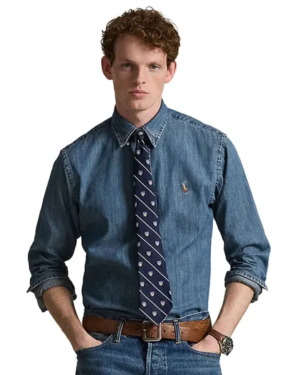 Polo Ralph Lauren Polo Ralph Lauren overhemd blauw denim button-down