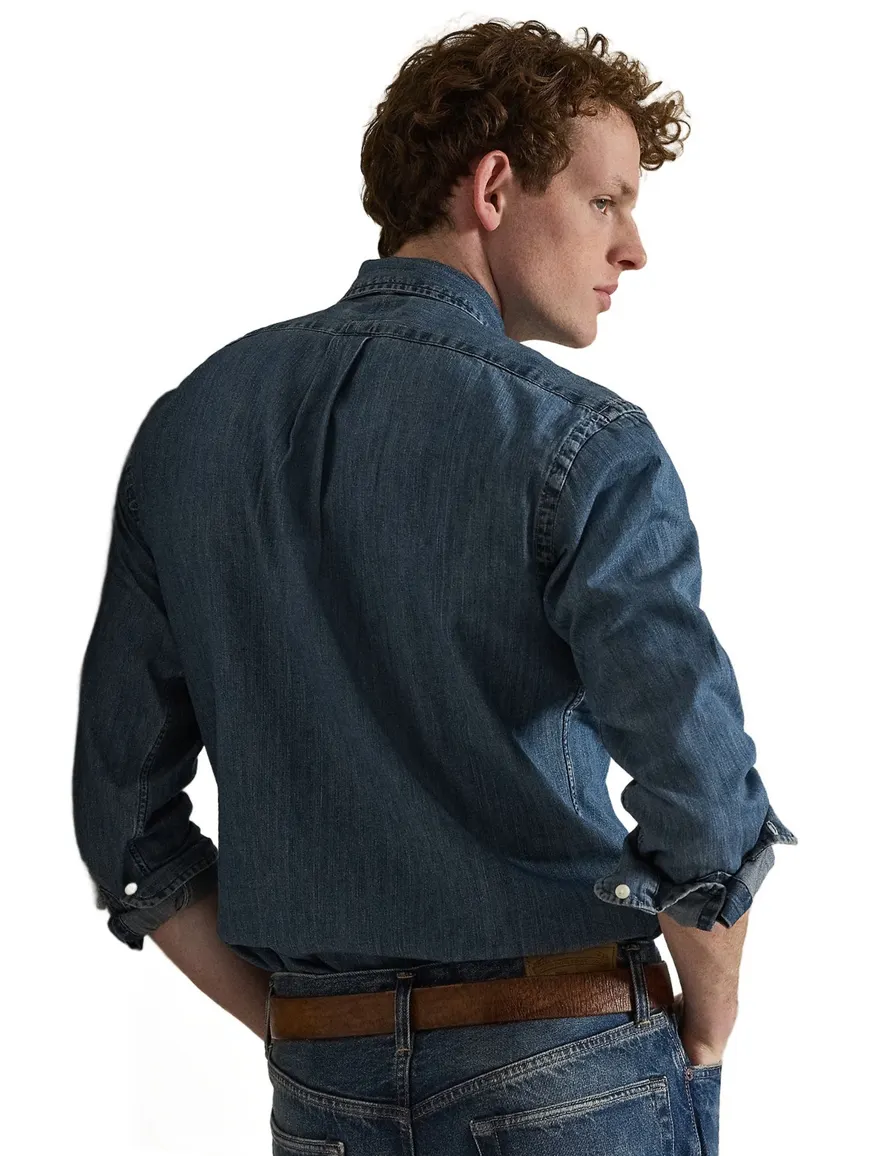 Polo Ralph Lauren overhemd blauw denim