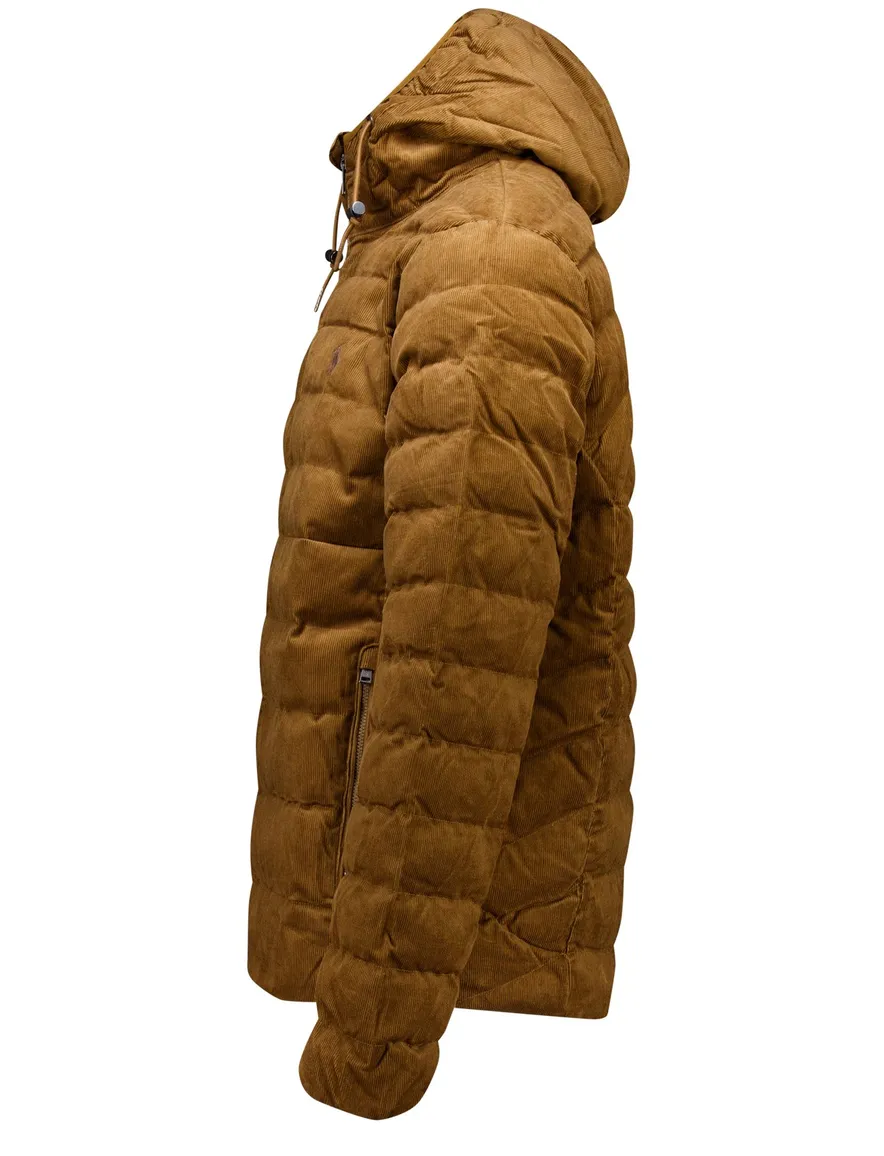 Polo Ralph Lauren winterjas corduroy camel waterdicht