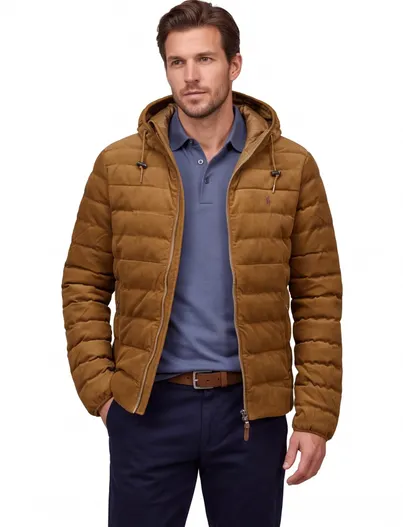 Polo Ralph Lauren Polo Ralph Lauren winterjas corduroy camel