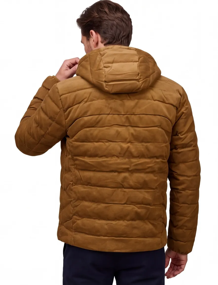 Polo Ralph Lauren winterjas corduroy camel halflang
