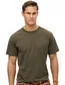 Superdry T-shirt katoen groen effen ronde hals