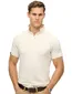 Superdry 2-knoops polo crème effen pique korte mouw