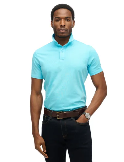 Superdry Superdry polo fel blauw