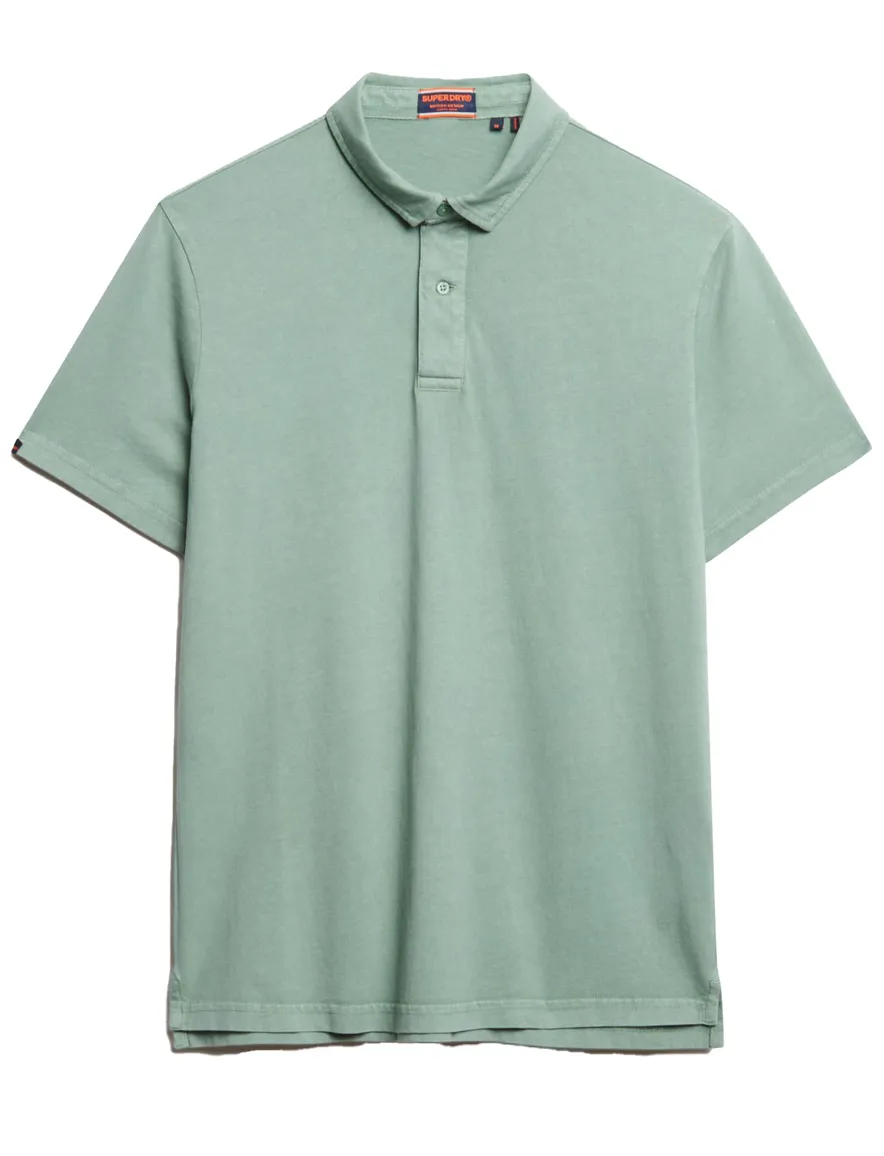 Superdry polo groen effen