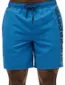 Superdry zwemshort blauw met letters effen