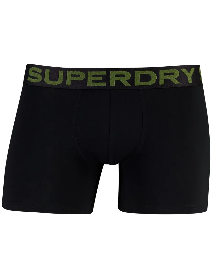 Ondergoed Superdry donkergroen katoen