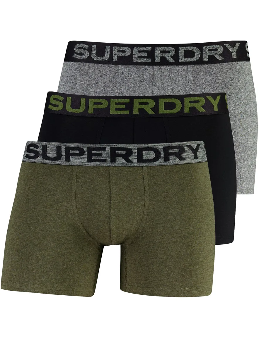 Ondergoed Superdry donkergroen katoen