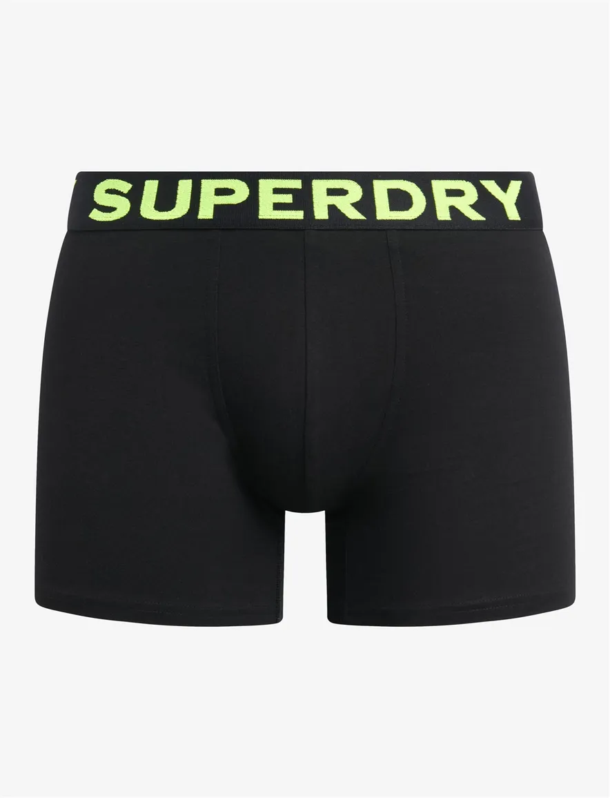 Superdry boxershorts 3-pack grijs zwart