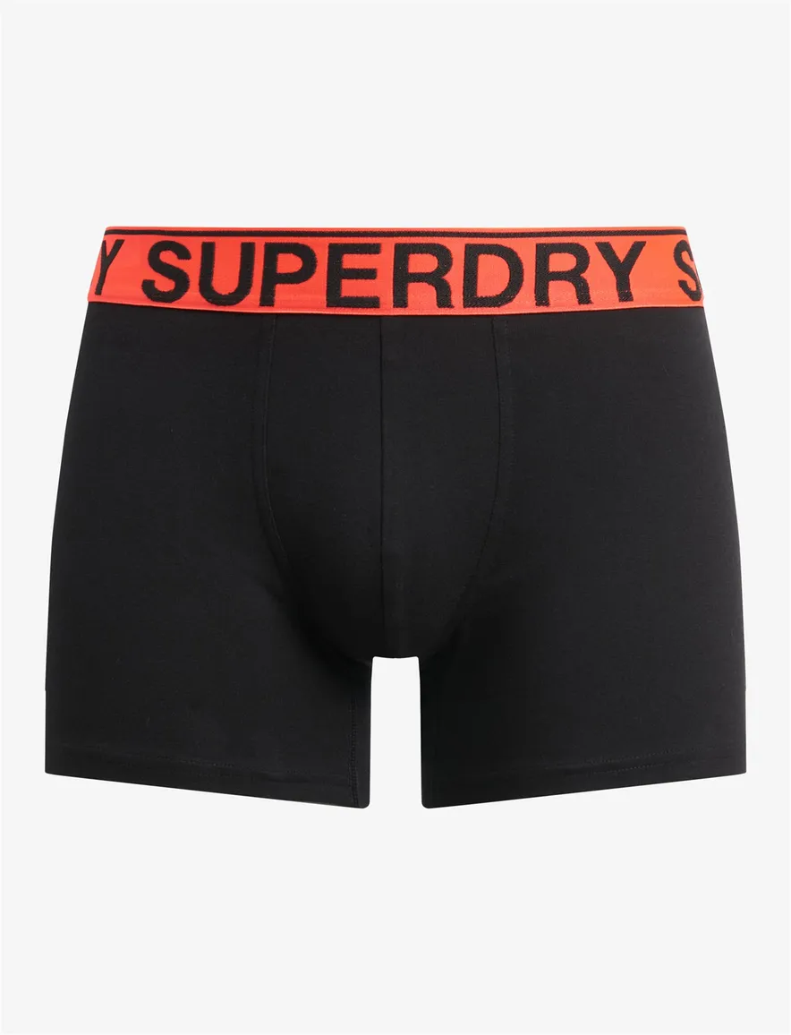 Superdry boxershorts groen en zwart 3-pack