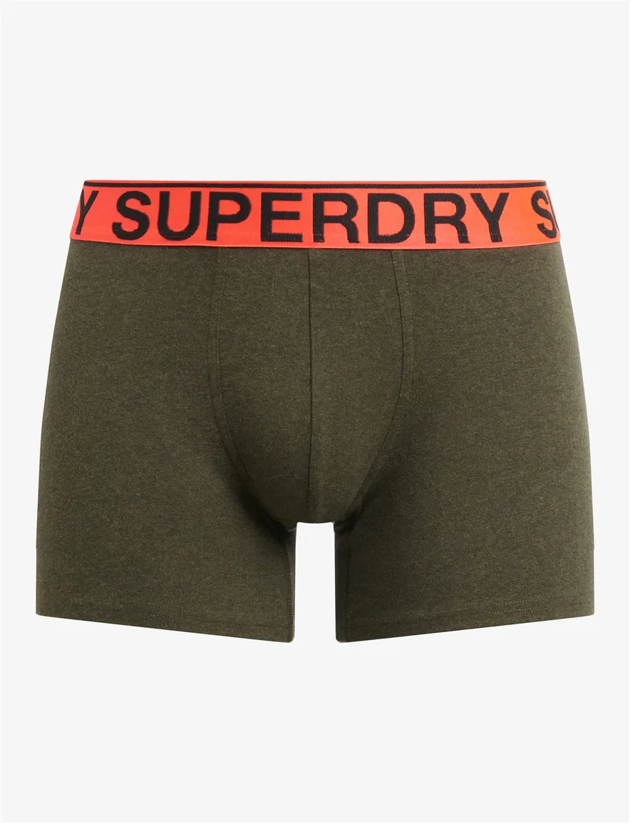 Superdry boxershorts groen en zwart 3-pack
