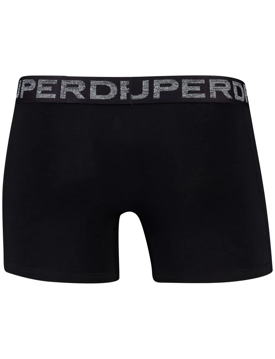 Superdry boxershorts 3-pack zwart