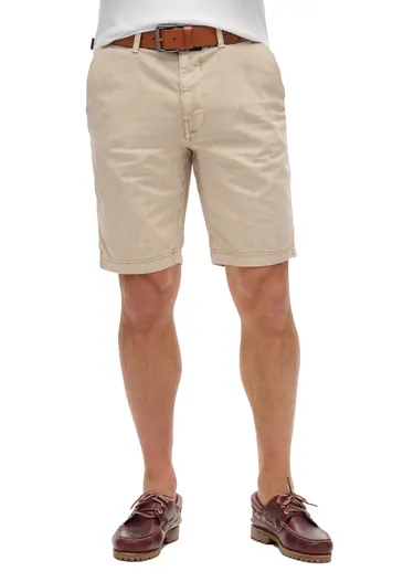 Superdry Superdry bermuda beige effen katoen