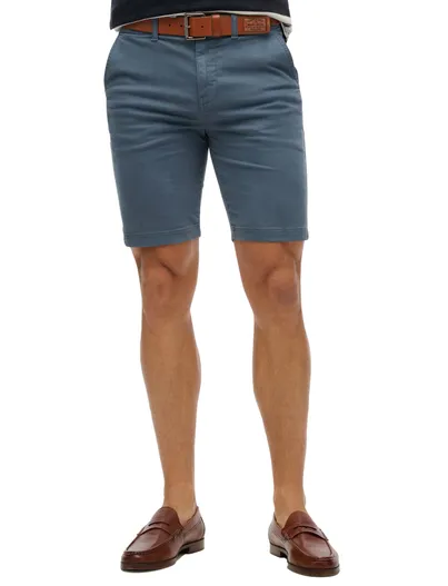 Superdry Superdry bermuda blauw effen