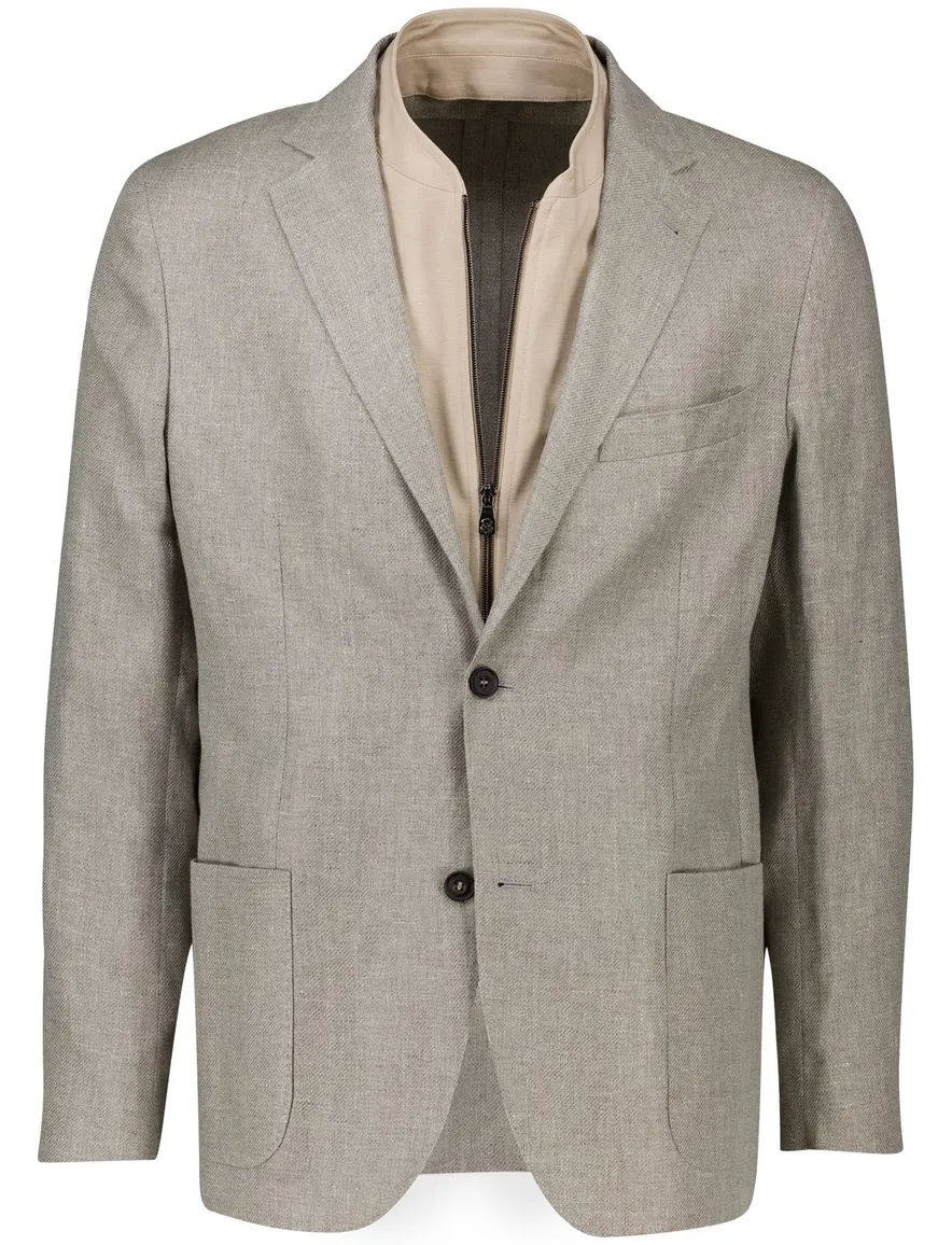 Corneliani colbertn katoen bruin
