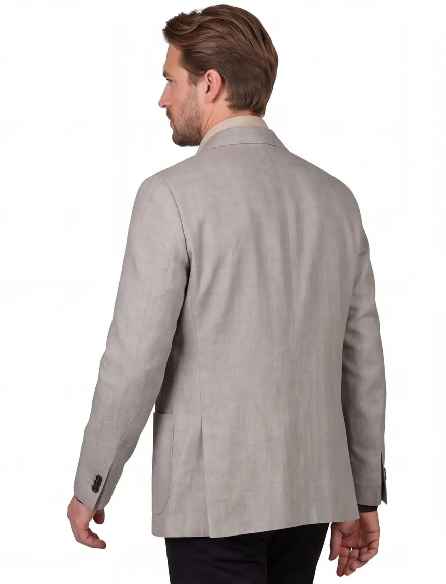 Corneliani colbertn katoen bruin