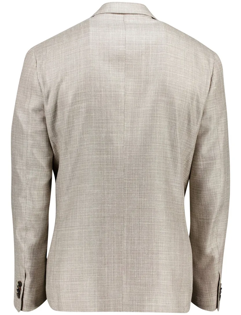 Corneliani colbert beige geprint wol