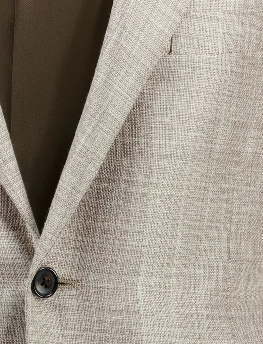 Corneliani colbert beige fabric mainlining