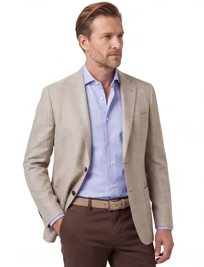 Corneliani Corneliani colbert beige geprint