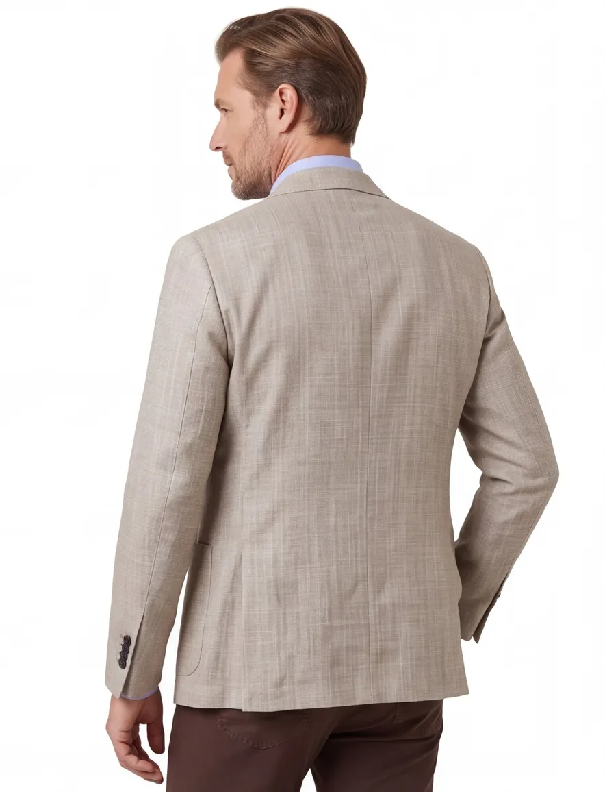 Corneliani colbert beige geprint