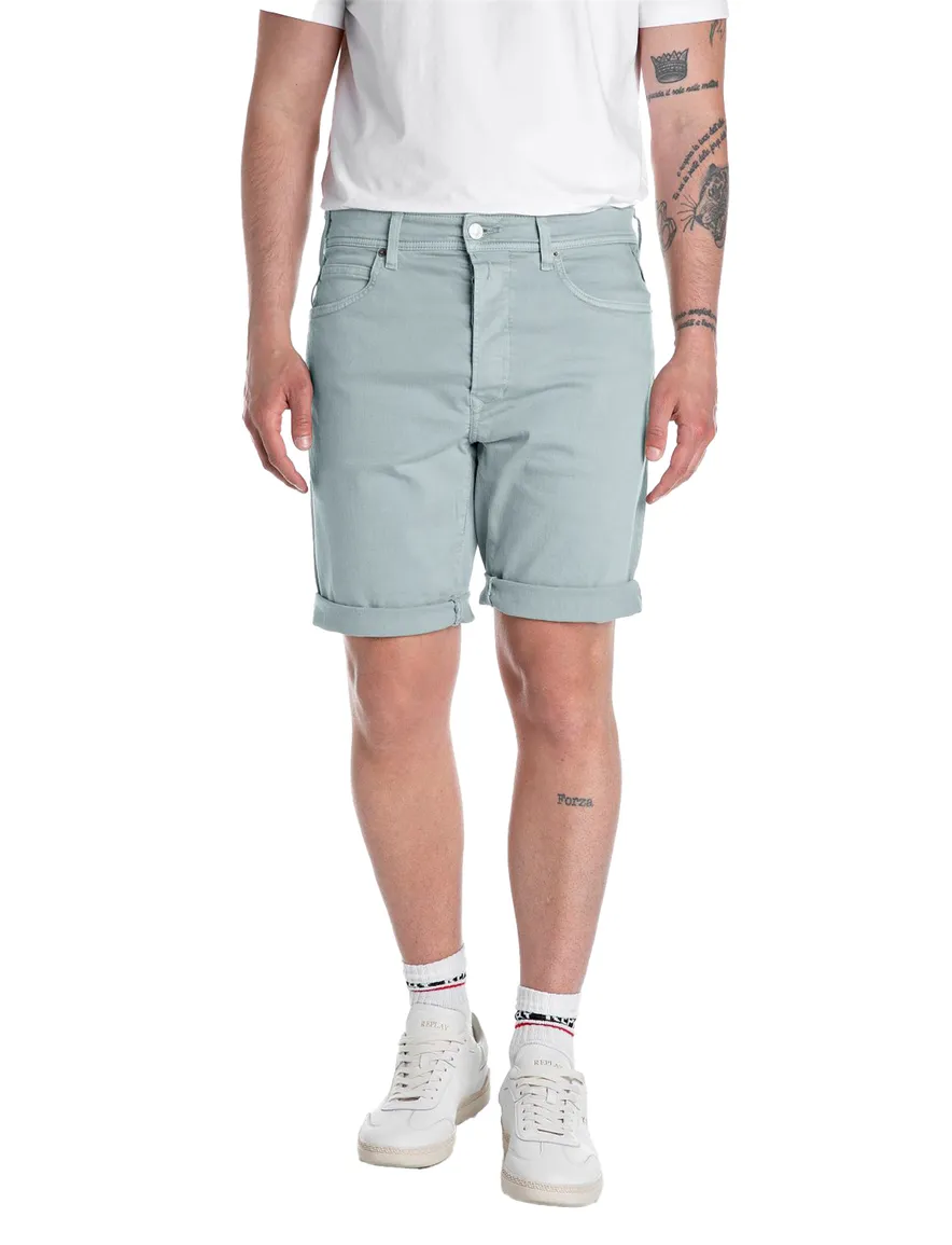 Replay korte broek blauw