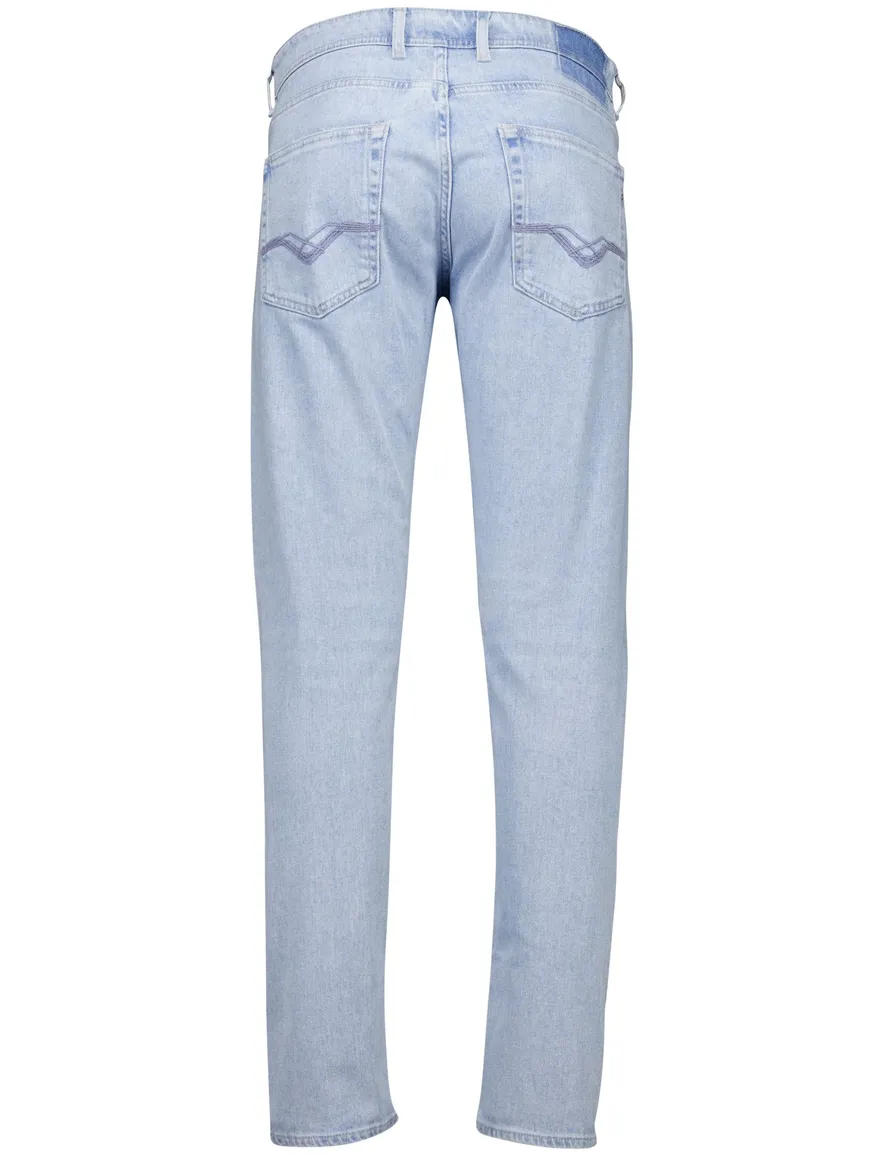 Replay jeans Grover straight fit licht blauw