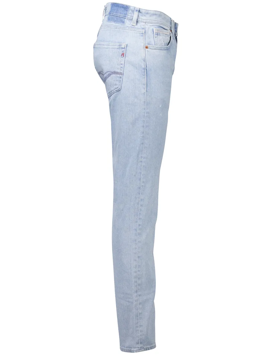 Replay jeans Grover straight fit licht blauw