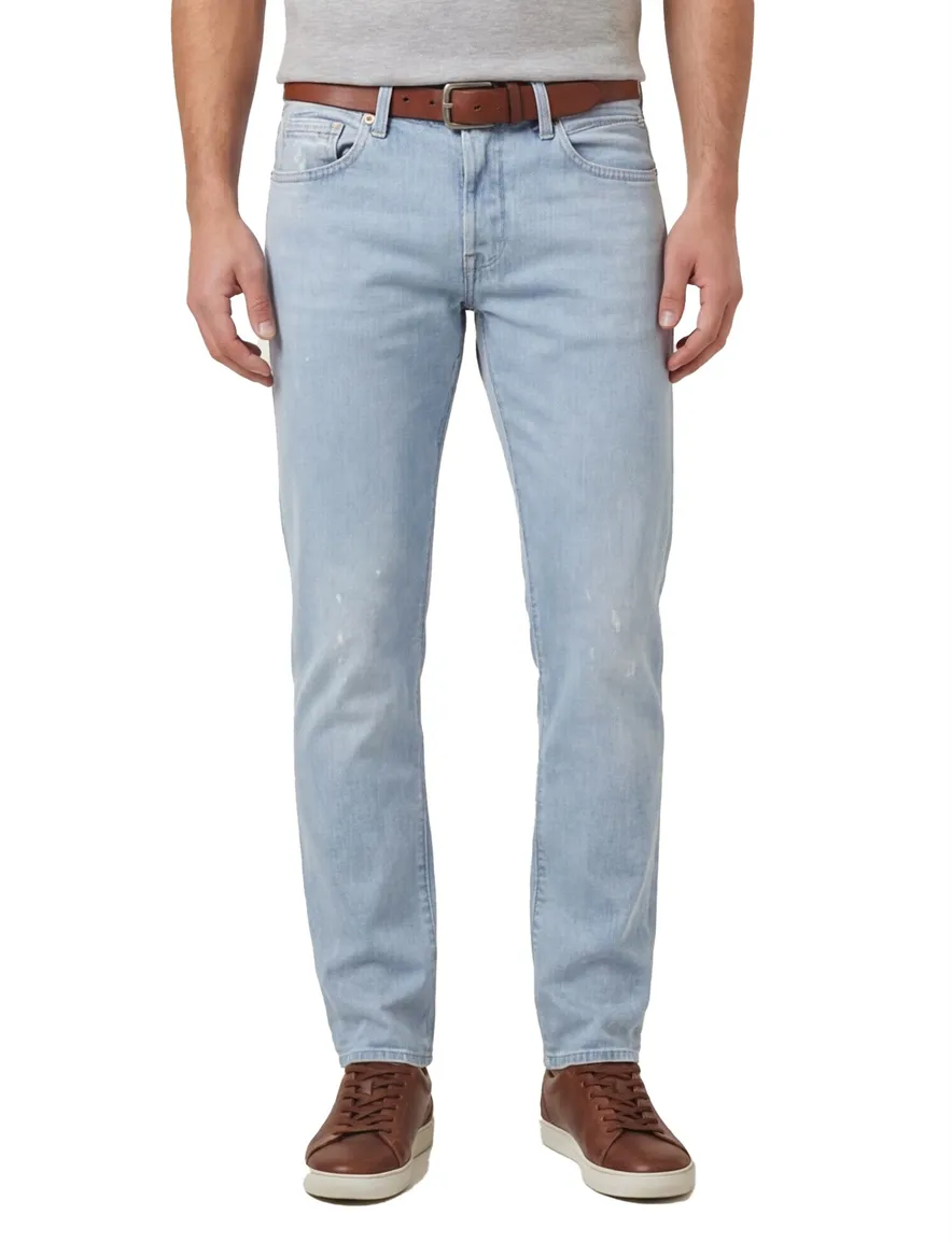 Replay jeans Grover straight fit licht blauw