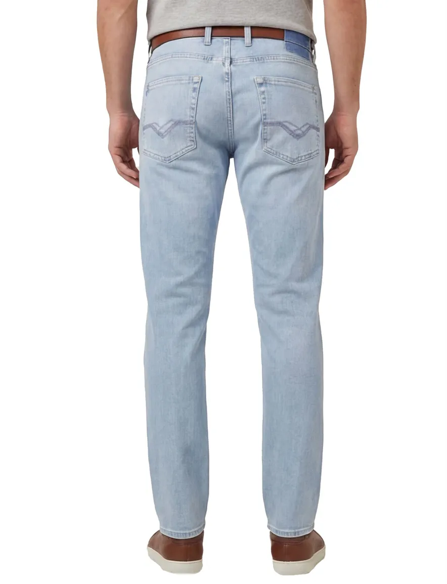 Replay jeans Grover straight fit licht blauw