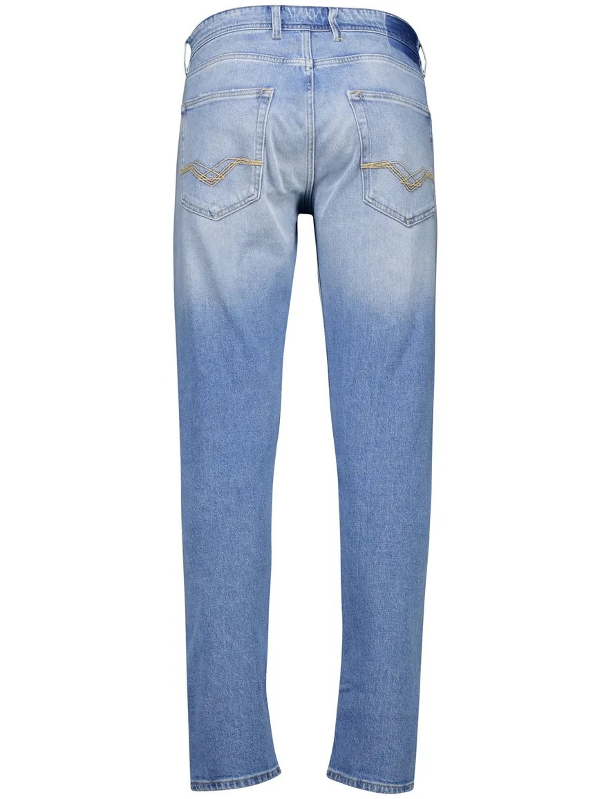 Replay jeans Grover straight fit lichtblauw