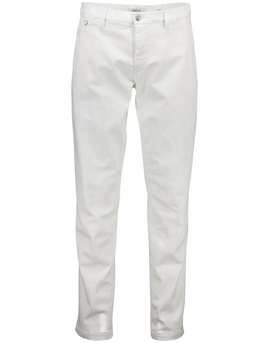 Replay chino wit Benni hyperflex effen