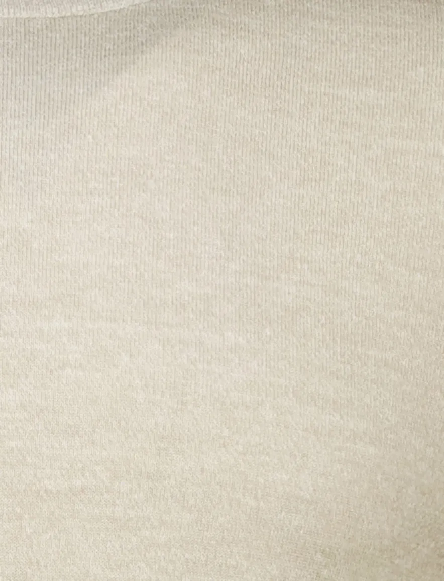 Thomas Maine t-shirt beige korte mouw