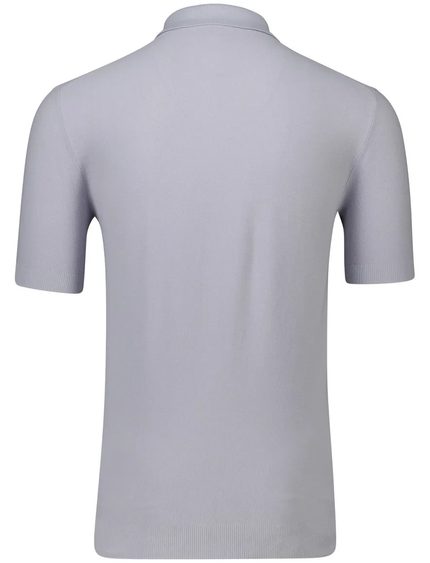 Thomas Maine poloshirt korte mouw grijs