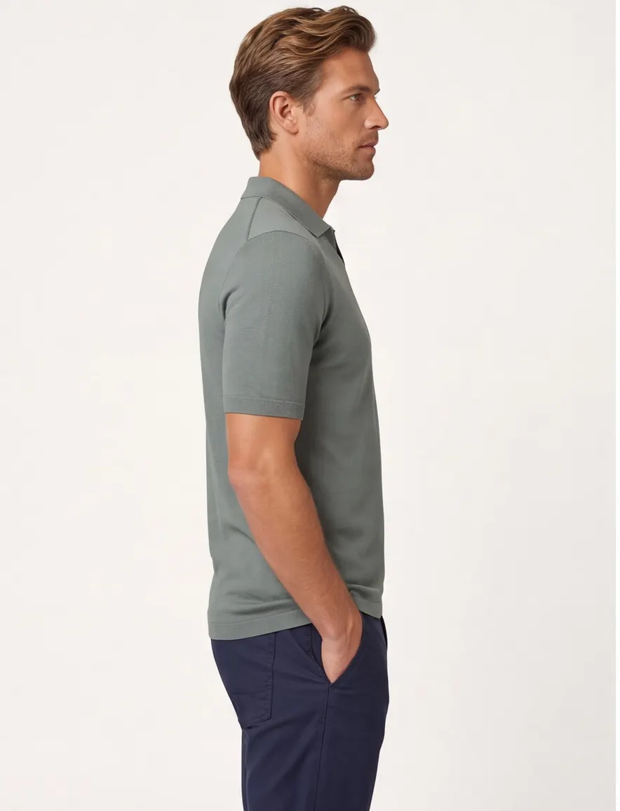 Thomas Maine polo-shirt groen