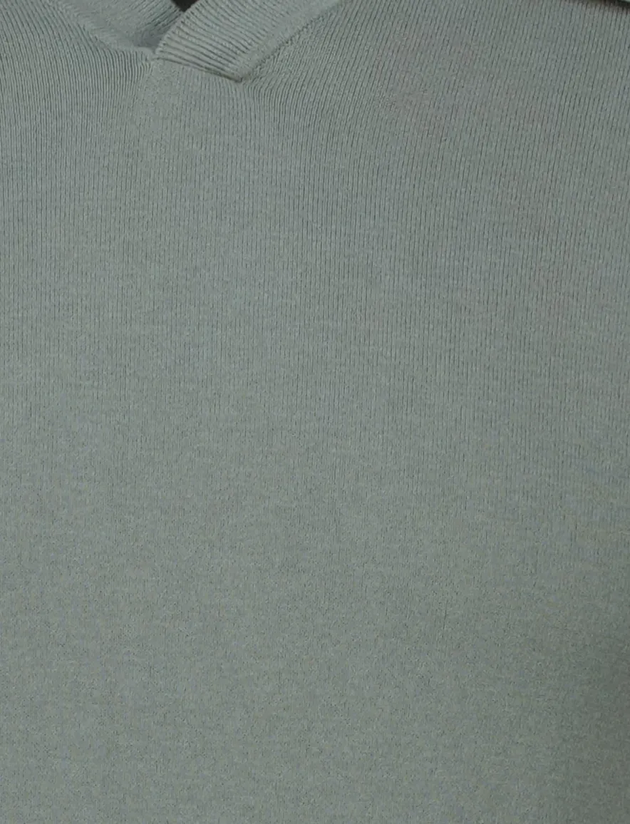 Thomas Maine poloshirt groen effen normale fit katoen