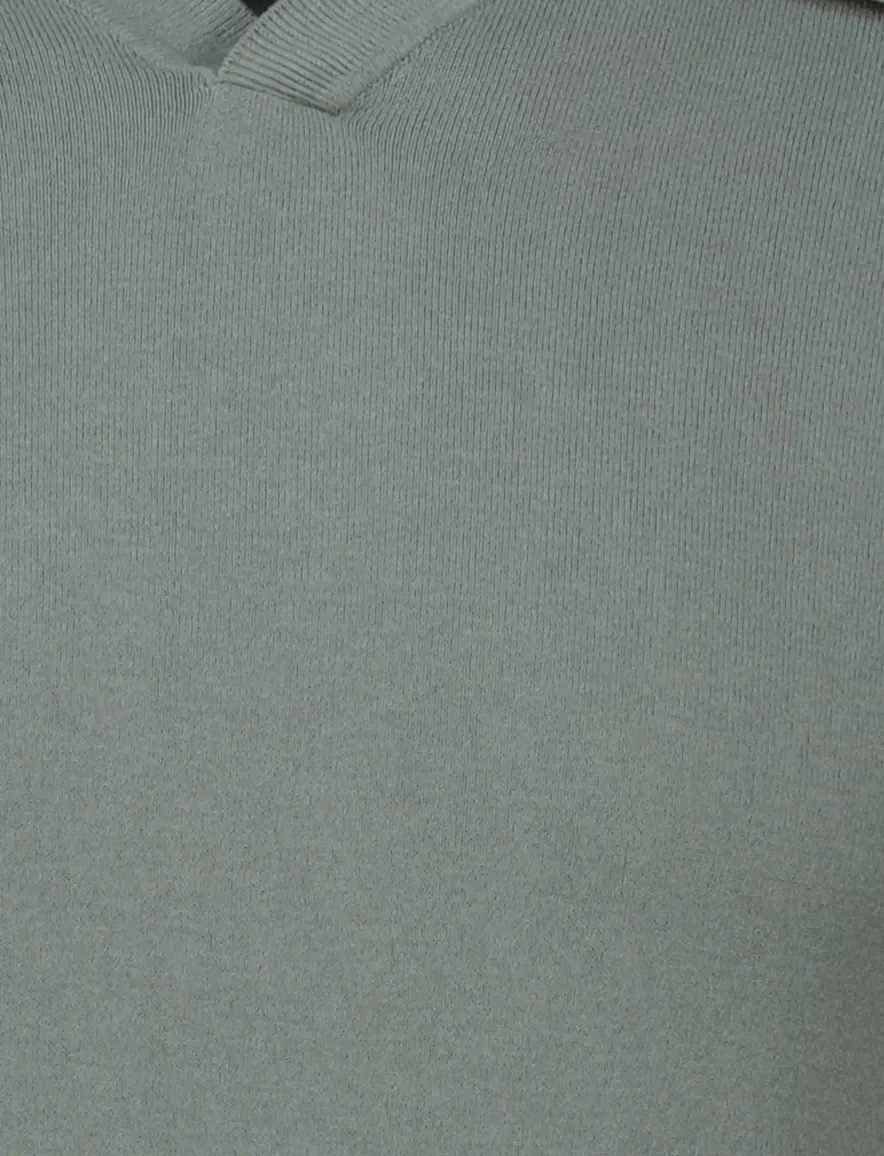 Thomas Maine poloshirt groen effen normale fit katoen