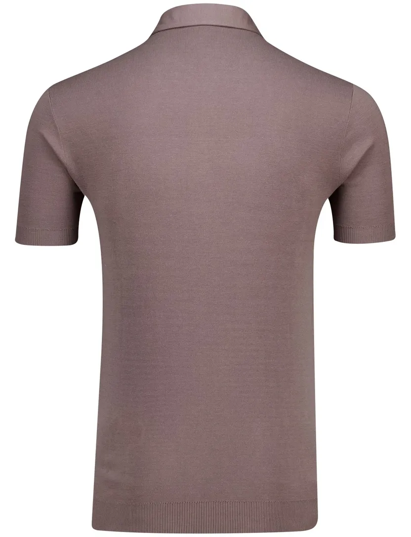 bruine Thomas Maine polo korte mouw normale fit