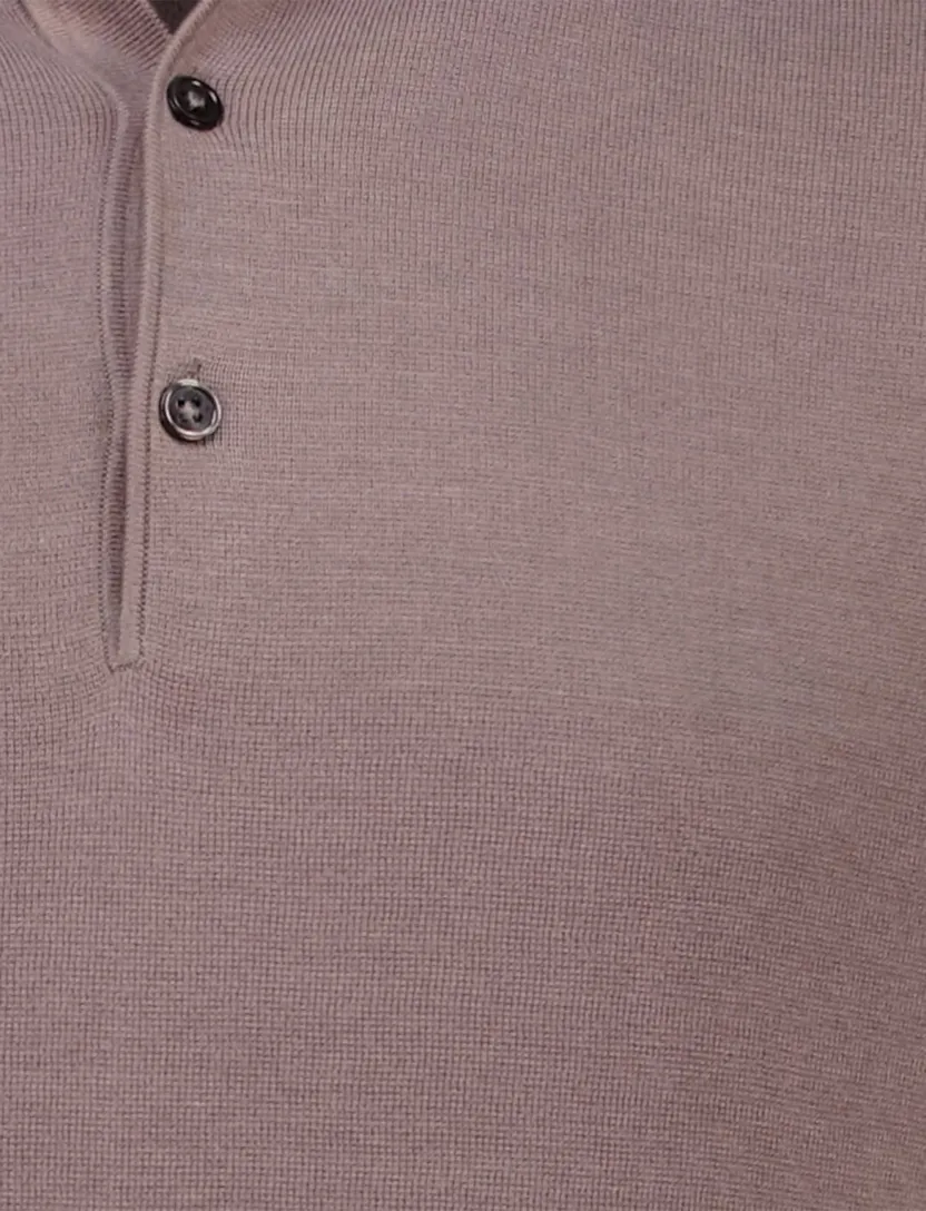 bruine Thomas Maine polo korte mouw normale fit