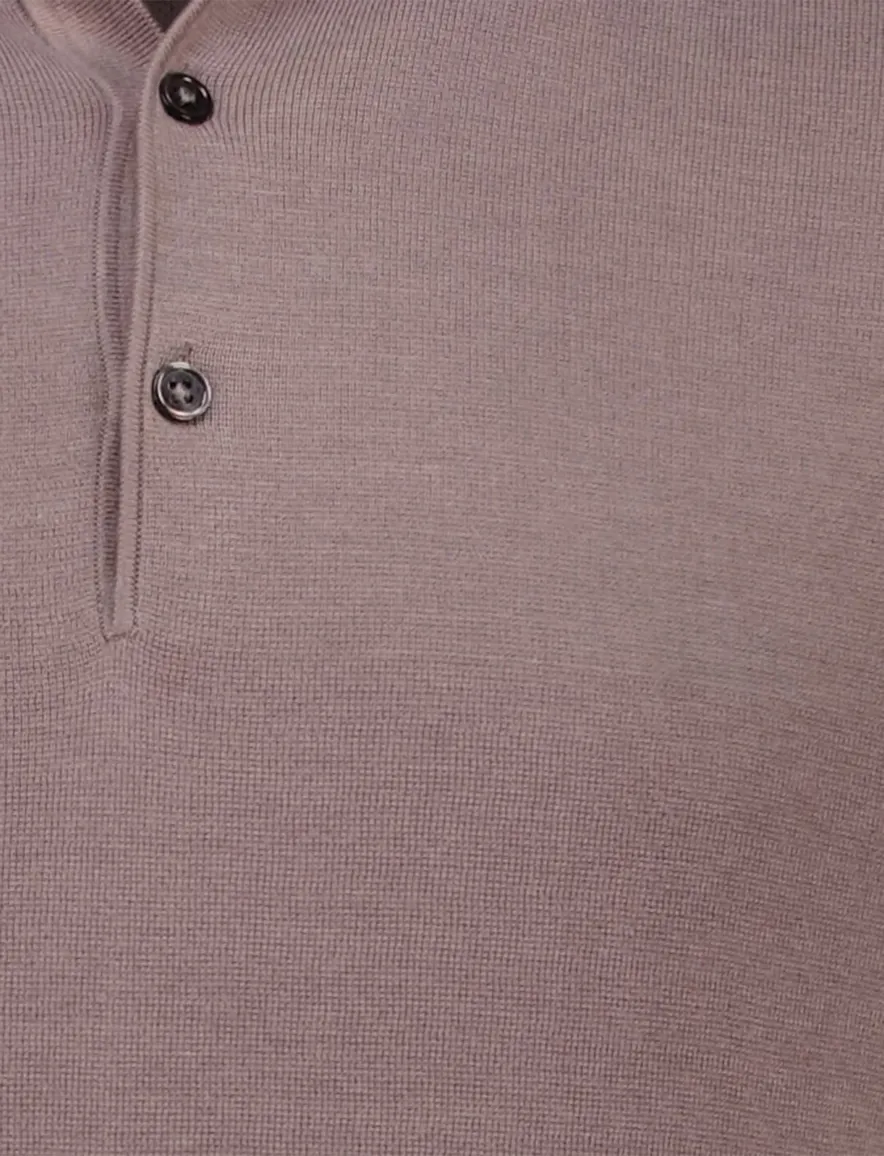 Thomas Maine polo korte mouw bruin