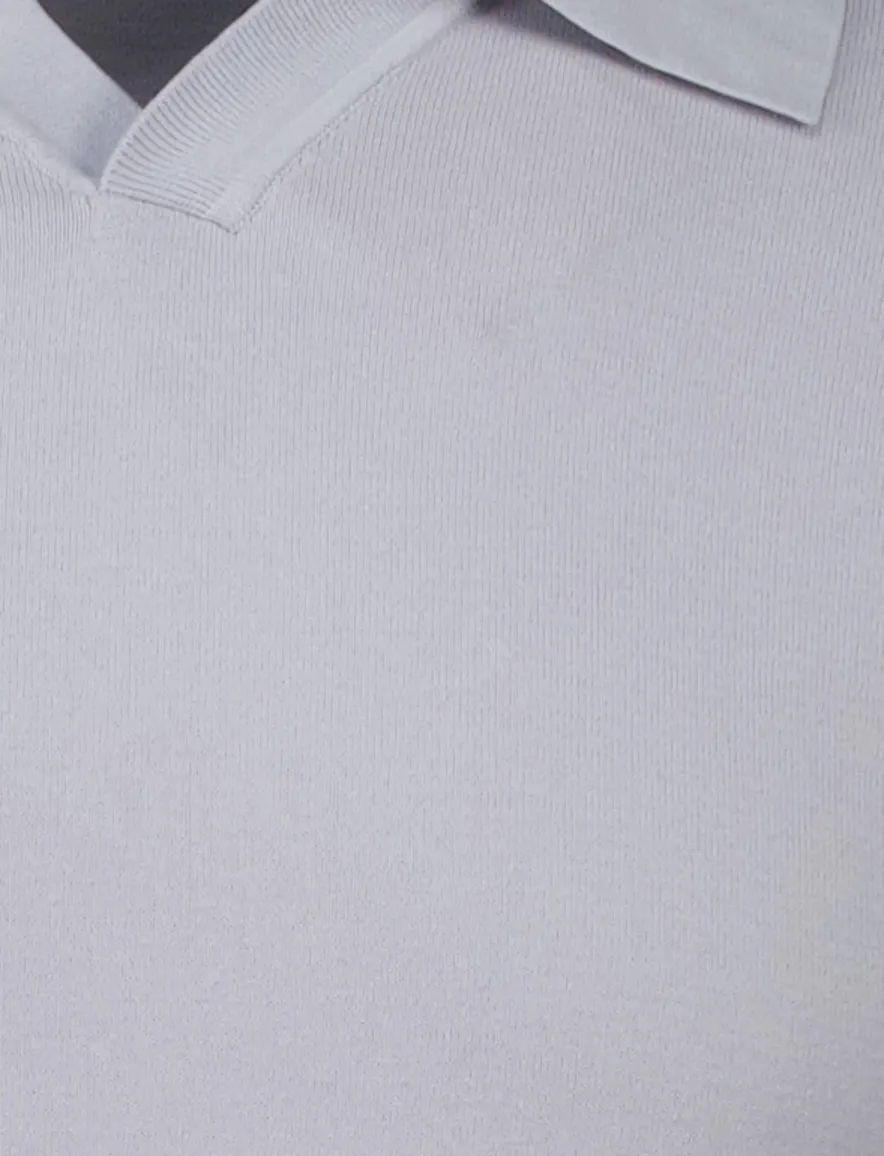 Thomas Maine poloshirt grijs effen normale fit katoen