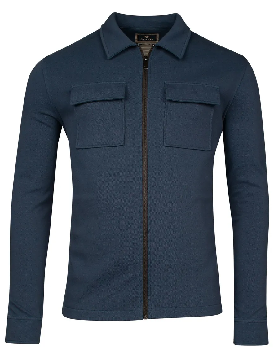 Baileys vest donkerblauw met borstzakken