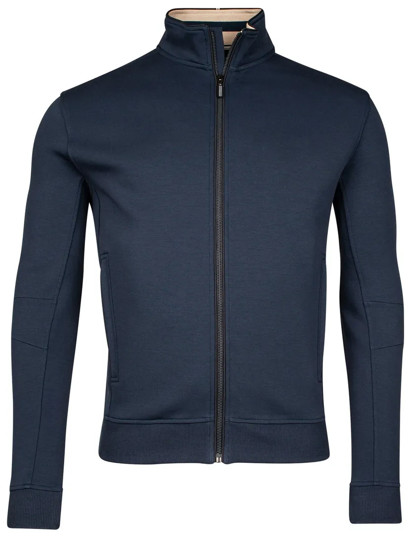 Donkerblauw Baileys vest katoen