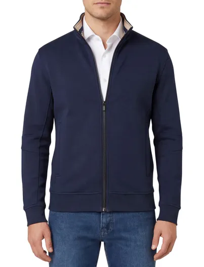 Baileys Baileys vest donkerblauw met rits