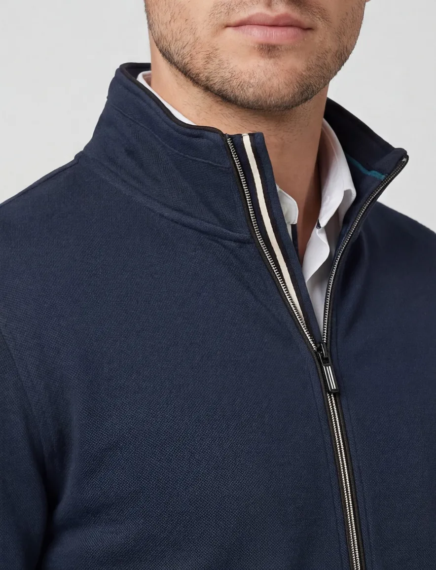 Baileys vest donkerblauw met rits