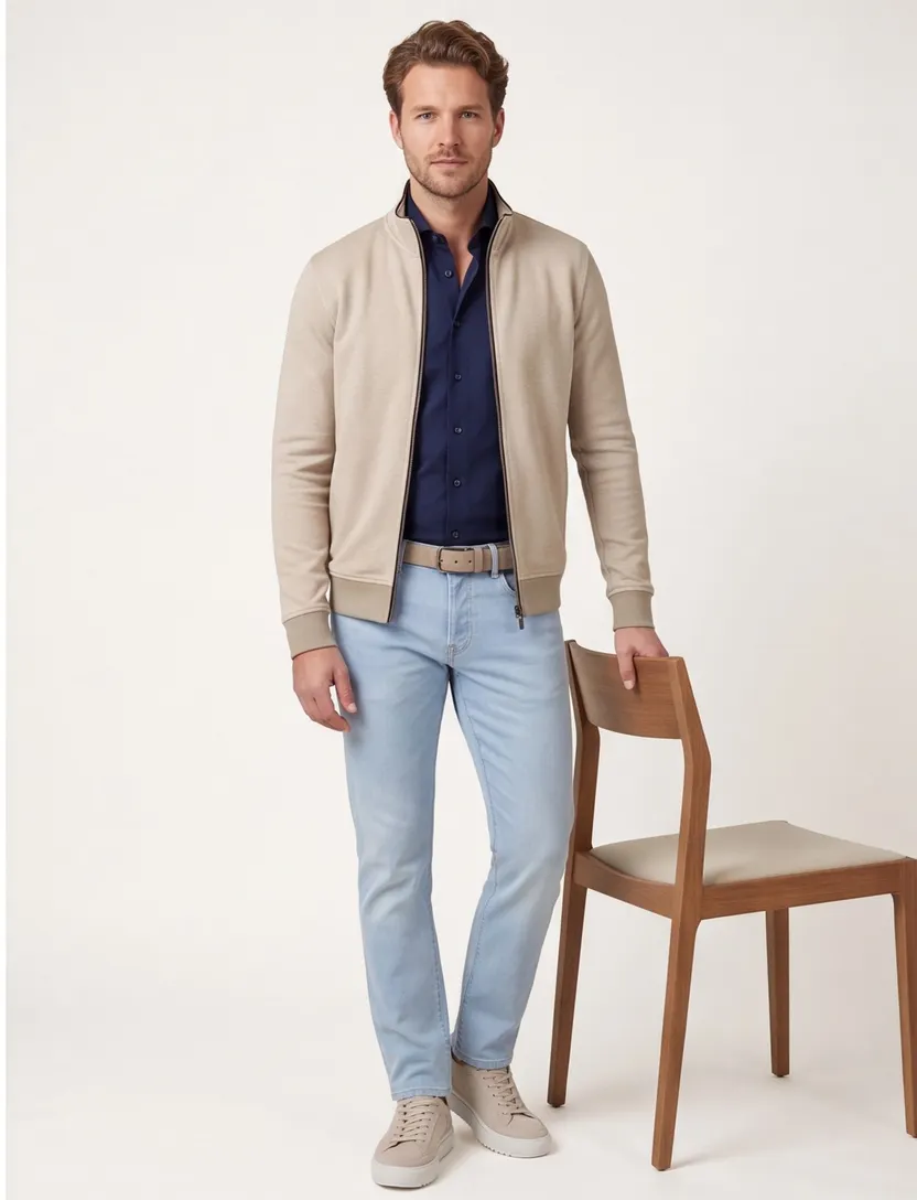 Baileys vest beige